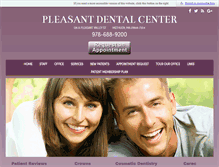 Tablet Screenshot of pleasantdentalcenter.com